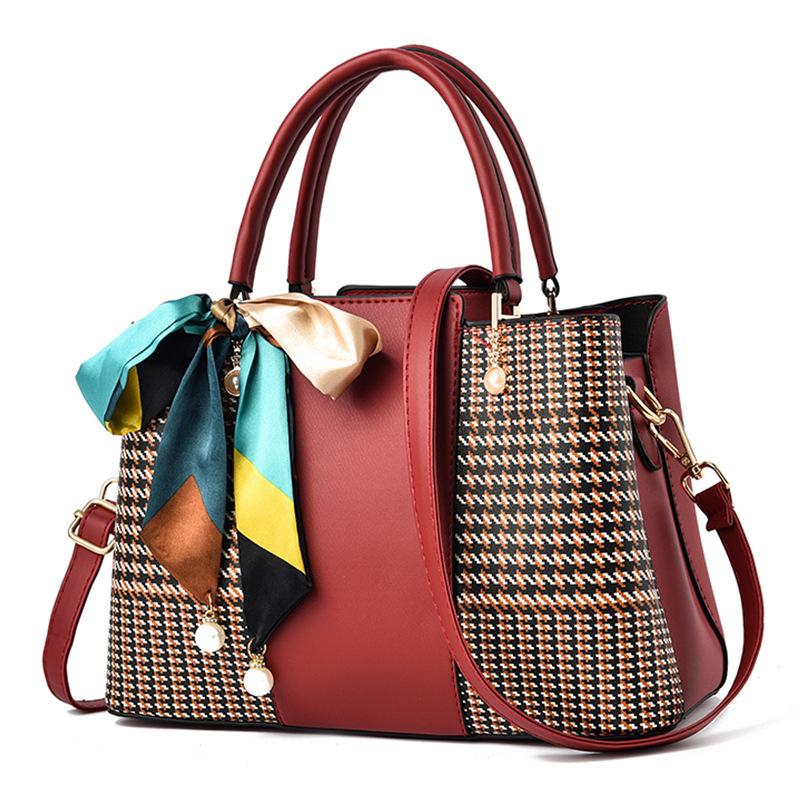 Stitching Fashion Large-capacity Bag mySite