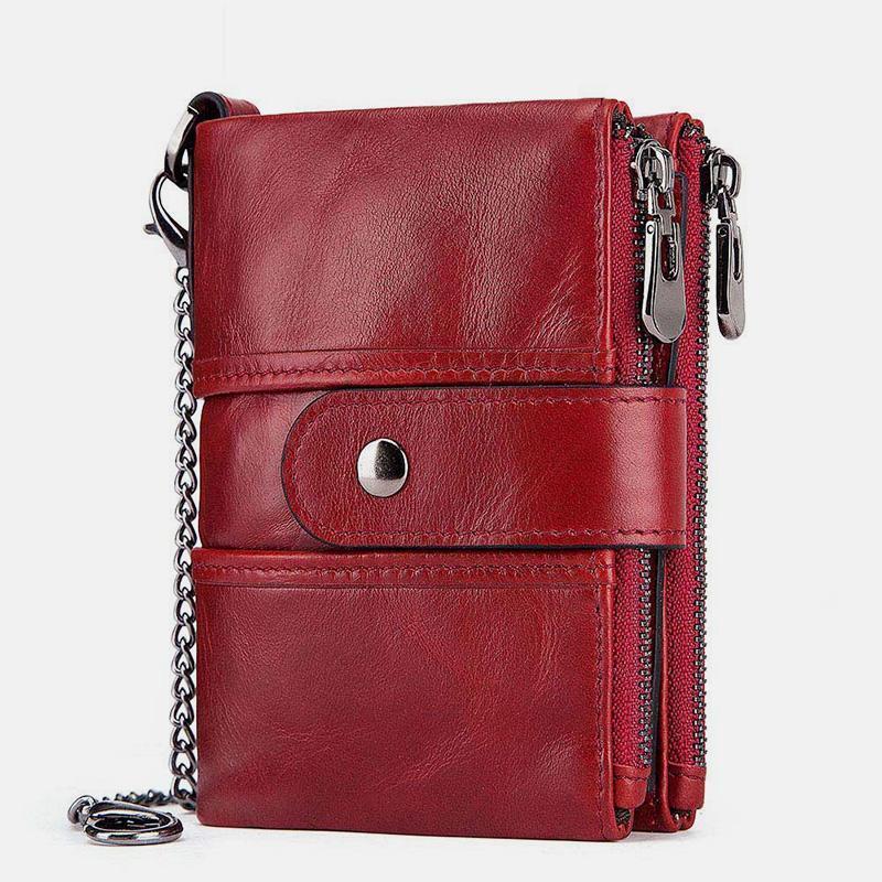 GenuineLeather Anti-theft Retro Wallet mySite